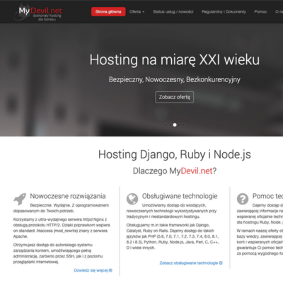 hosting mydevil