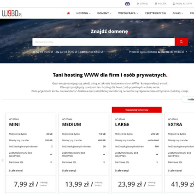 hosting Webd